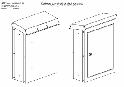 beépíthető postaláda kapura utcai oldal beépíthető postaláda kapura utcai oldal