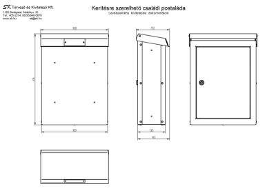 beépíthető postaláda kapura méretek beépíthető postaláda kapura méretek